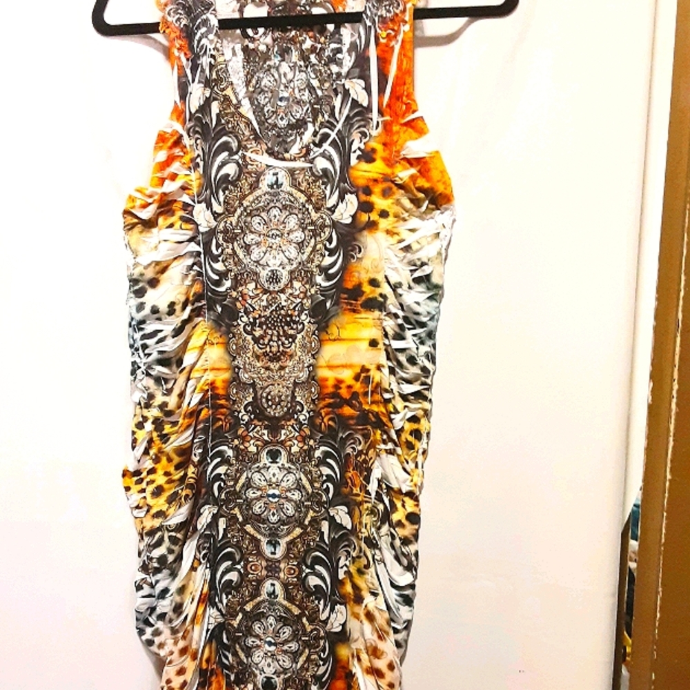 Leopard Print Tunic / Top / Dress - Sz. 2